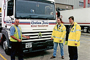 Graham Poole, Allan Chadwick and Terry Britton pictured at Tesco on Stakehill Industrial Park in September 1999