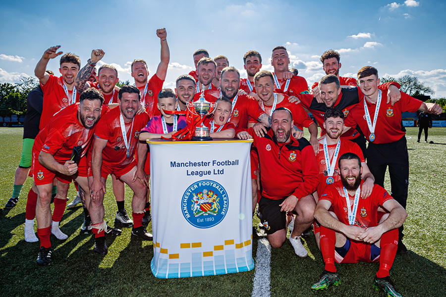 Rochdale Sacred Heart with the Gilgryst Cup